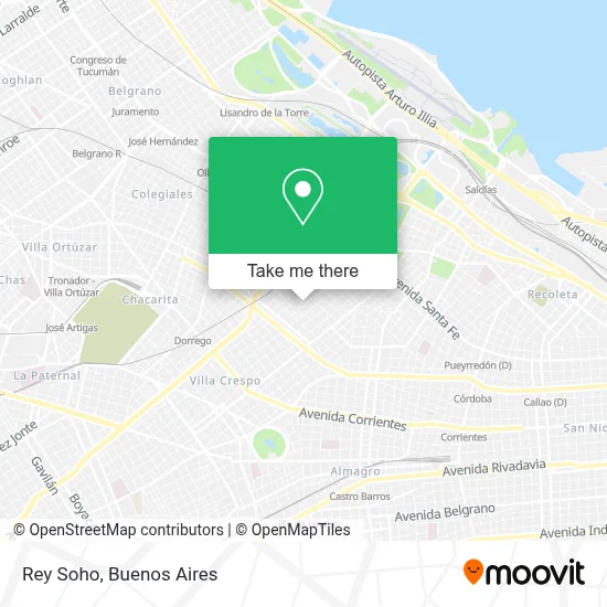 Rey Soho map