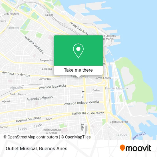 Outlet Musical map