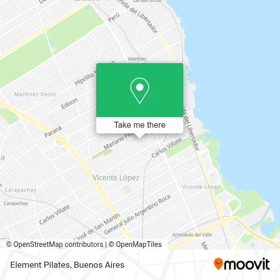 Element Pilates map