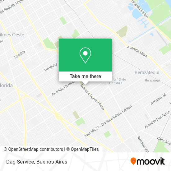Dag Service map