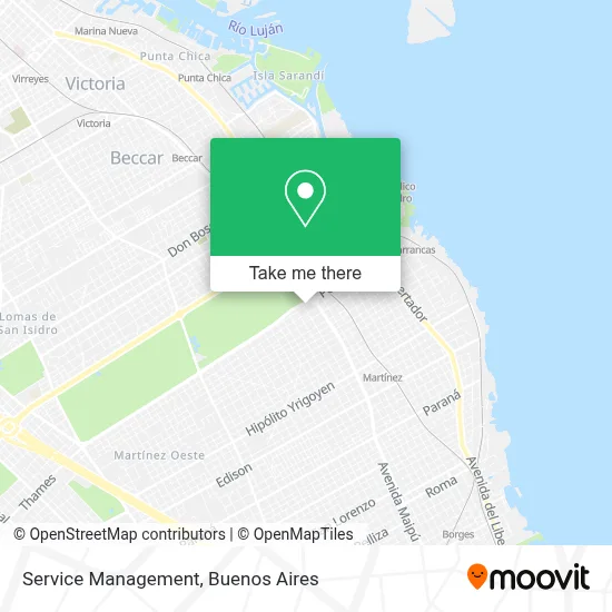 Service Management map