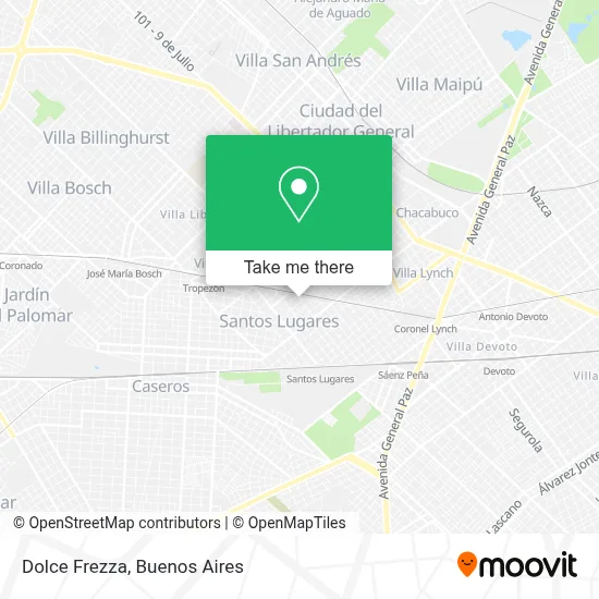 Dolce Frezza map
