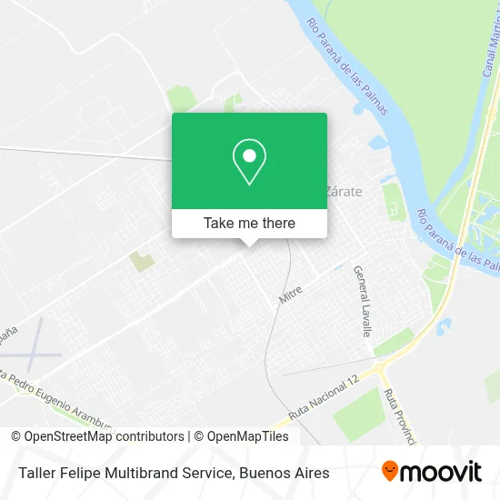 Taller Felipe Multibrand Service map