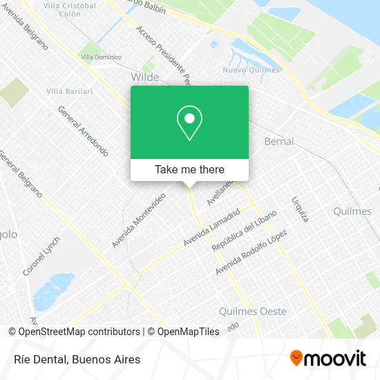 Ríe Dental map
