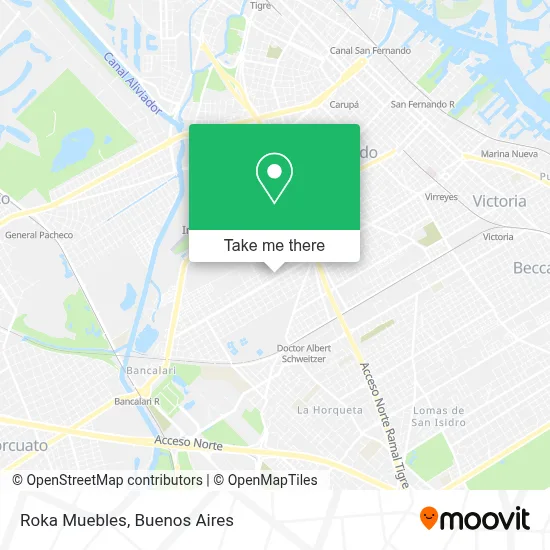 Roka Muebles map