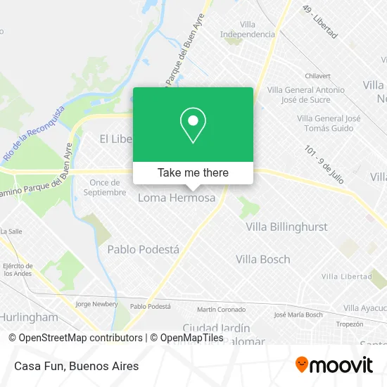 Casa Fun map