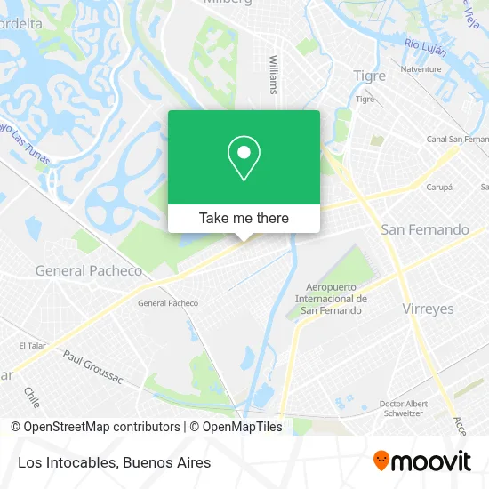 Los Intocables map