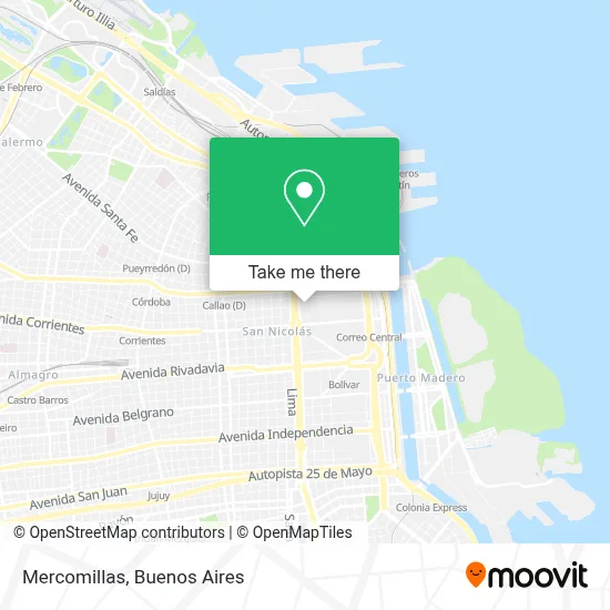 Mercomillas map