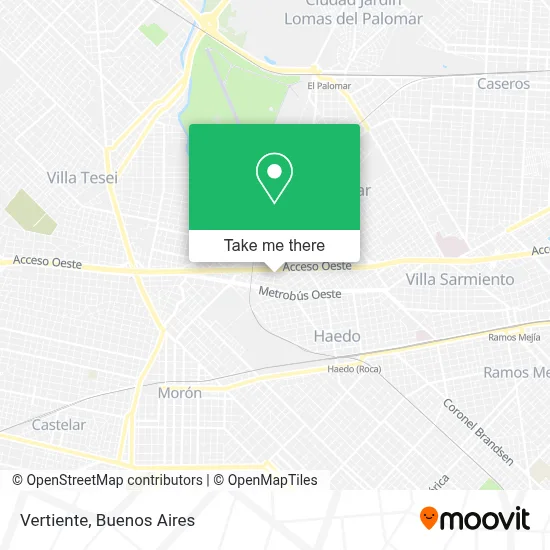 Vertiente map