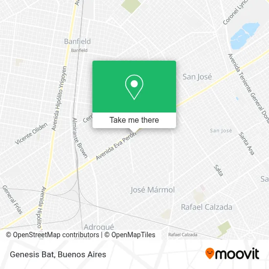 Genesis Bat map