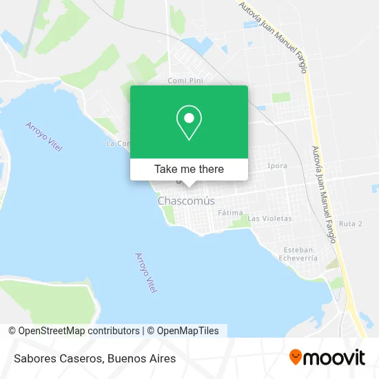 Sabores Caseros map