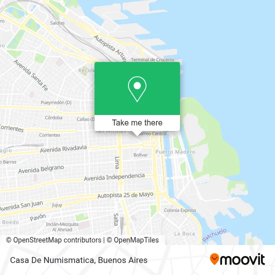 Casa De Numismatica map