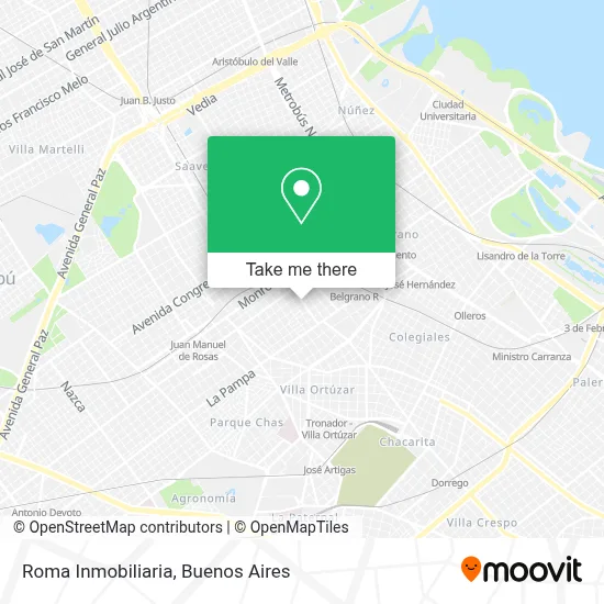 Roma Inmobiliaria map