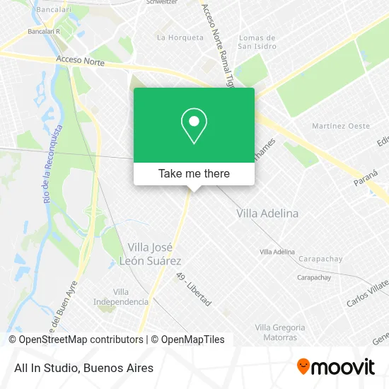 All In Studio map