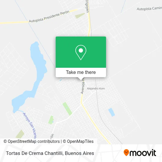 Tortas De Crema Chantilli map