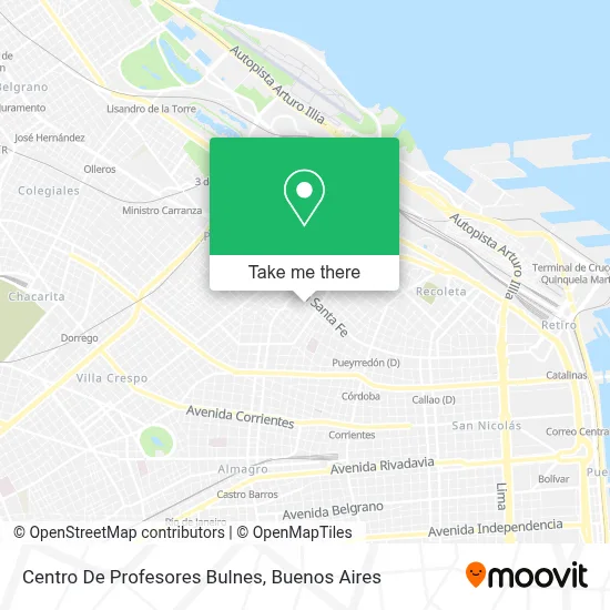 Centro De Profesores Bulnes map