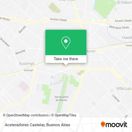 Aceleradores Castelar map