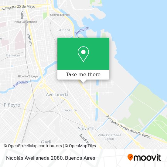 Nicolás Avellaneda 2080 map