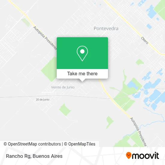Rancho Rg map