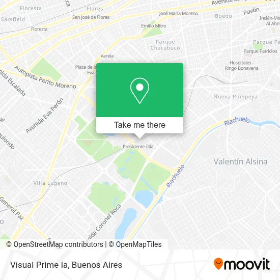 Visual Prime Ia map
