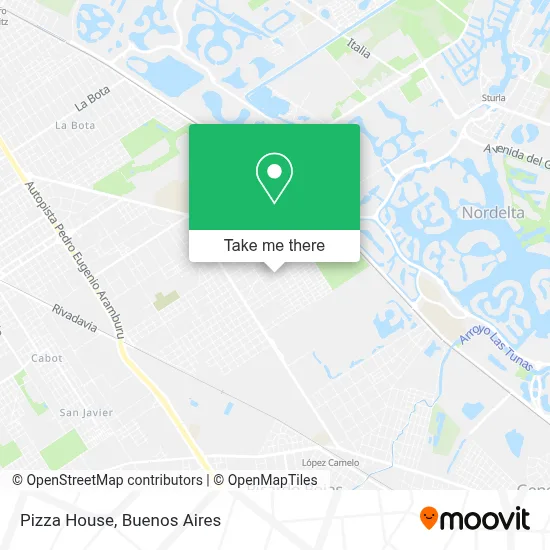Pizza House map