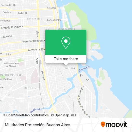 Multiredes Protección map