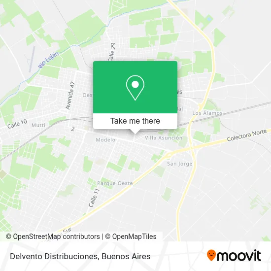 Delvento Distribuciones map