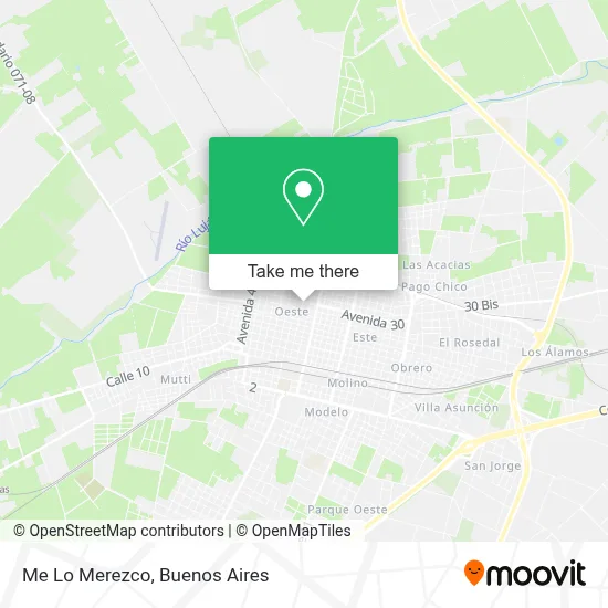 Me Lo Merezco map