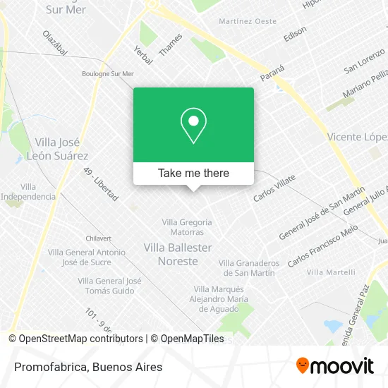 Promofabrica map