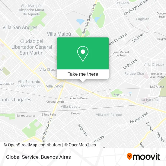 Global Service map