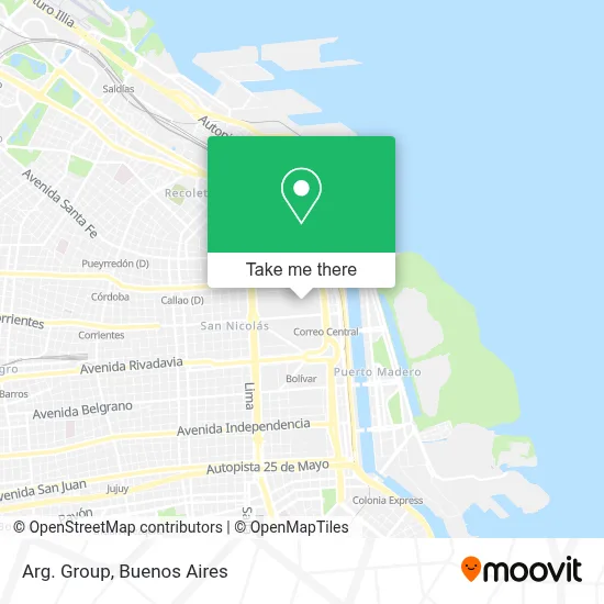 Arg. Group map
