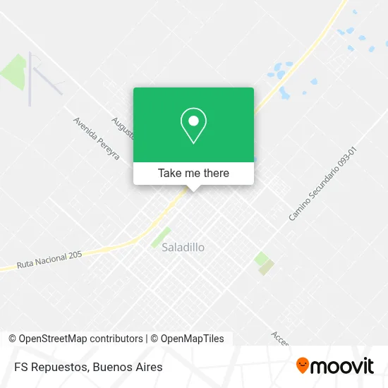 FS Repuestos map