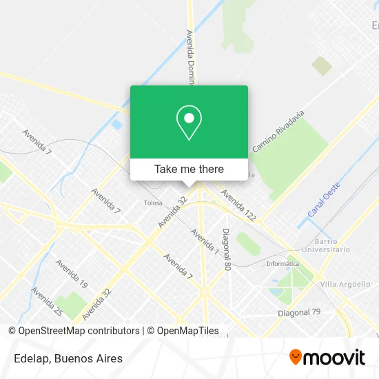 Edelap map