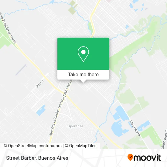 Street Barber map