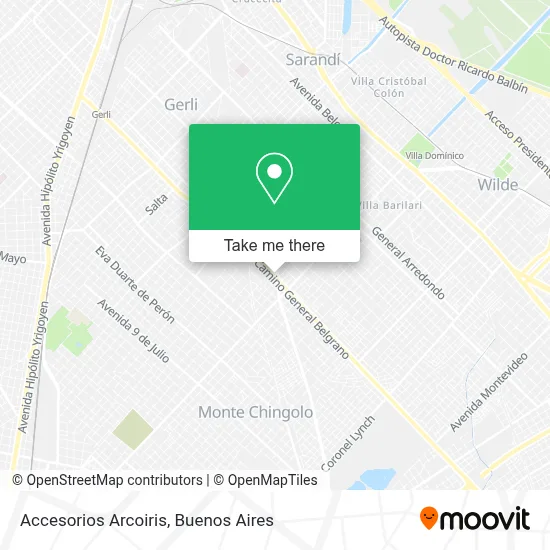 Accesorios Arcoiris map