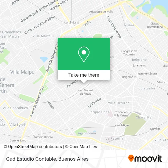 Gad Estudio Contable map