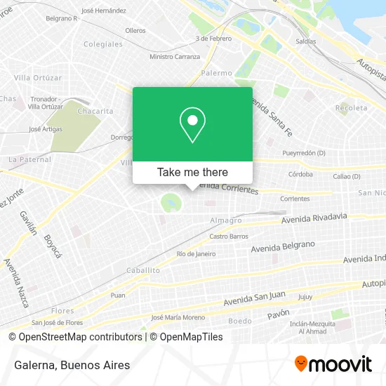 Galerna map