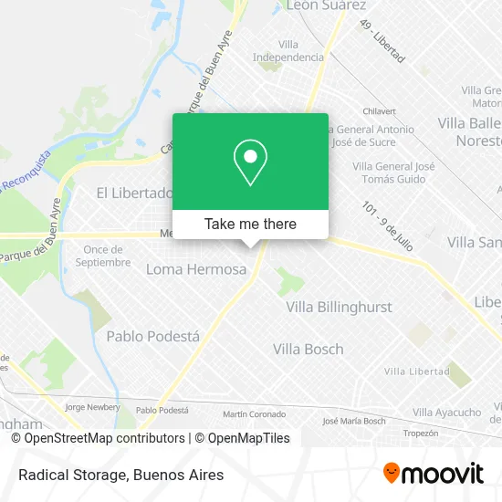 Radical Storage map
