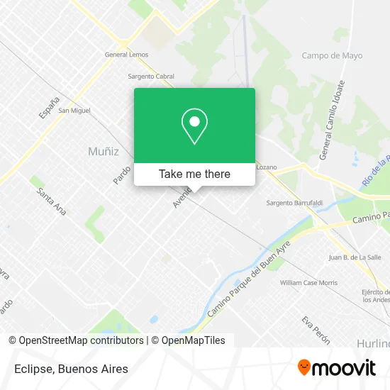 Eclipse map