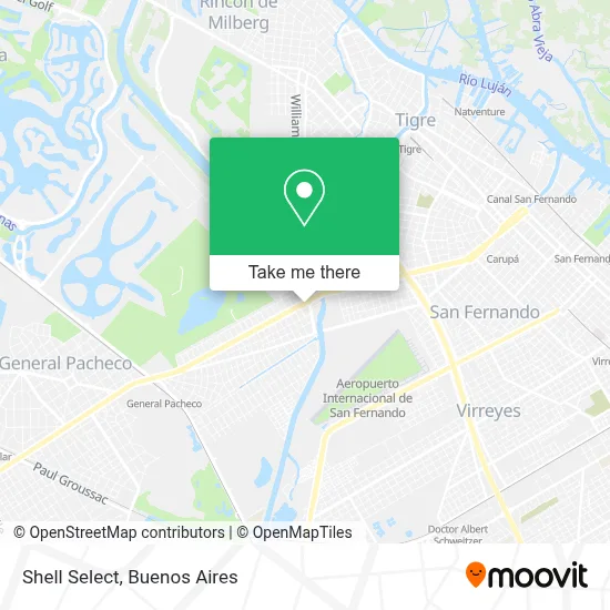 Shell Select map