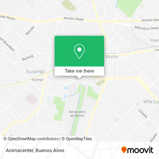 Animacenter map