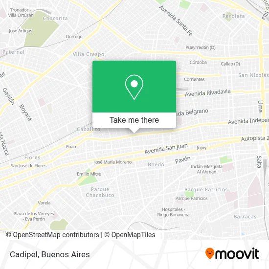 Cadipel map