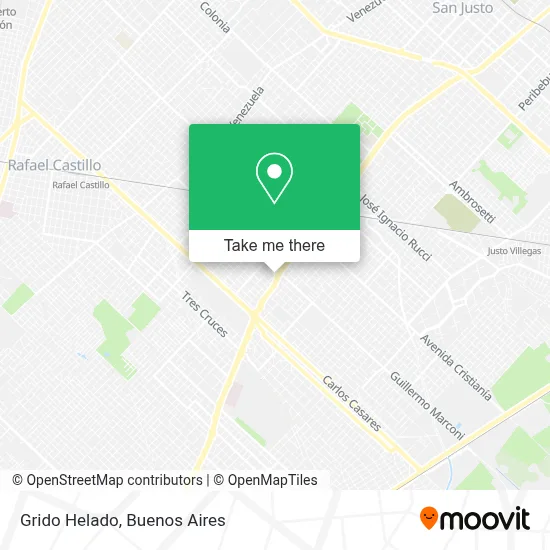 Grido Helado map