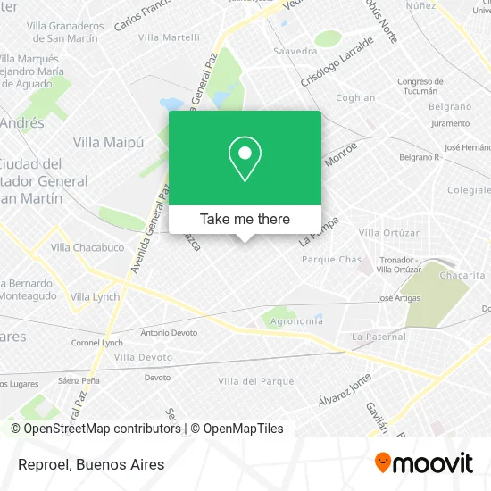 Reproel map
