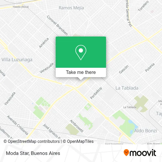 Moda Star map