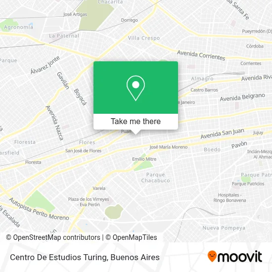 Centro De Estudios Turing map