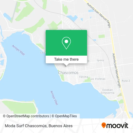 Moda Surf Chascomús map