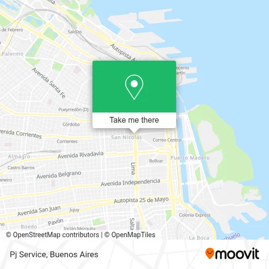 Pj Service map