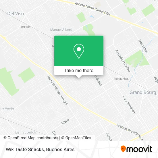 Wik Taste Snacks map