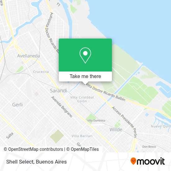 Shell Select map
